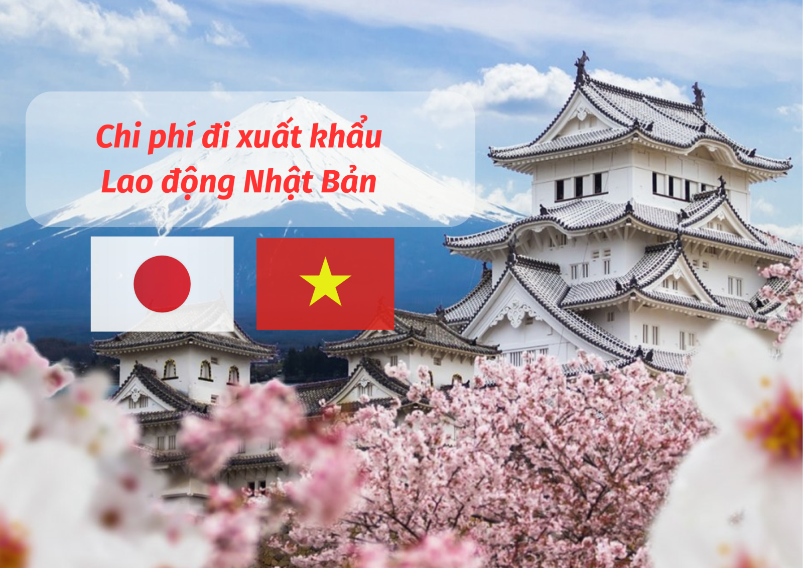 Chi phí đi xuất khẩu lao động nhật bản 